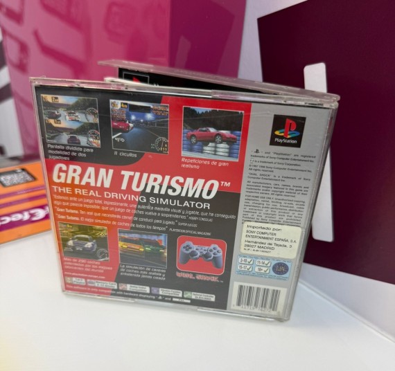 9-9-75859-5-Videojuego PS1 gran turismo the real riving simulator 