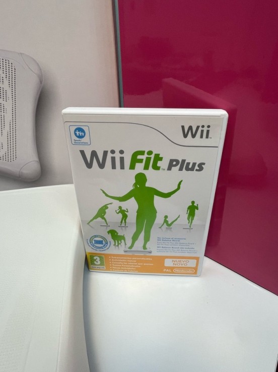 9-9-69746-2-Videojuego Wii Fit Plus Tabla 