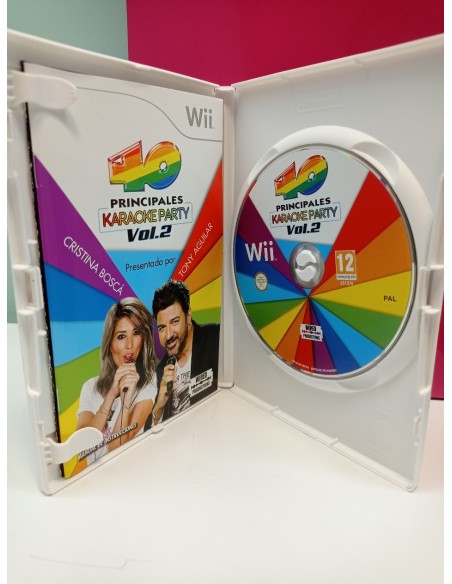 9-9-65702-2-Videojuego Wii 40 principales karaoke pàrty vol2