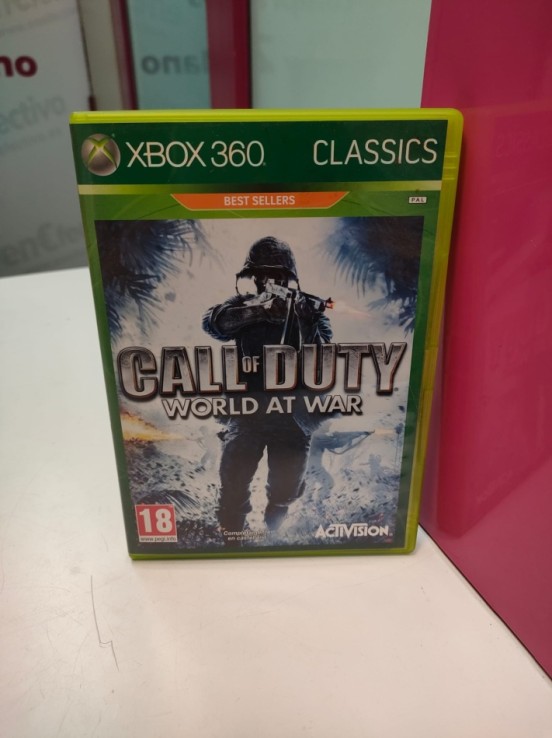 9-9-70956-1-Videojuego Xbox 360 Classics call of duty world at war 