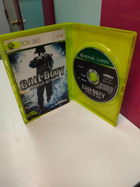 9-9-70956-3-Videojuego Xbox 360 Classics call of duty world at war 
