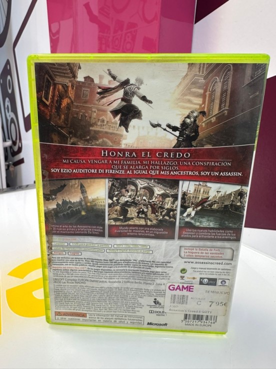 9-9-73292-4-Videojuego Xbox 360 assassins creed II game of year edition 