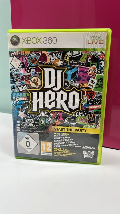 9-9-64226-1-Videojuego Xbox 360 juego Dj hero