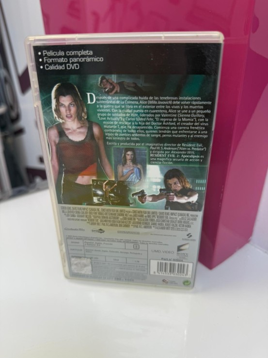 9-9-72795-5-Videojuego PSP resident evil 2 apocalipsis