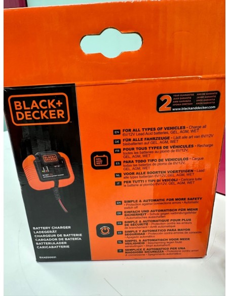 9-9-62092-3-Cargador Baterias BlackDecker 6 12V