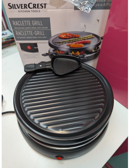 9-9-66908-1-Parrilla Electrica Silver Crest Grill (sin Uso)