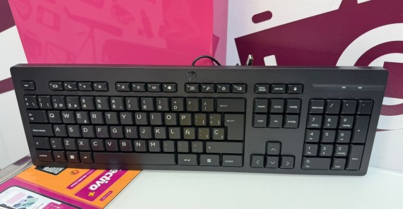 9-9-75954-2-Teclado Alfanumérico Hp 125 Wired Keyboard