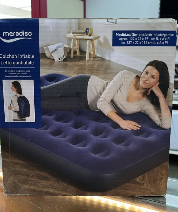 9-9-58360-1-Hogar Y Complementos Colchon Inflable Meradiso 1.37x22x1.91