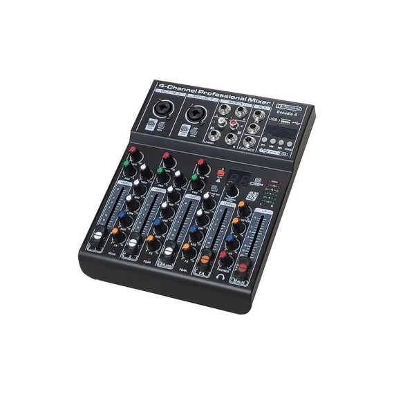 9-9-64377-1-MIX 4 FX Mesa de mezclas con MP3, BT y DSP