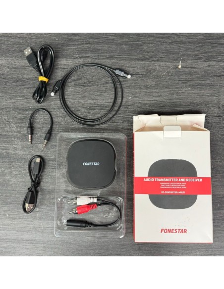9-9-65981-1-Accesorio TV Video Receptor Y Transmisor Bluetooth Fonestar