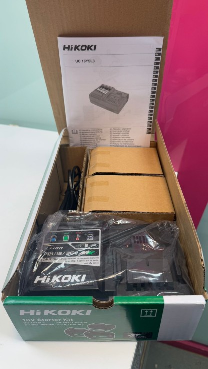 9-9-68162-1-Herramientas eléctricas Cargador uc18ysl3 2 baterías 5ah (sin uso)