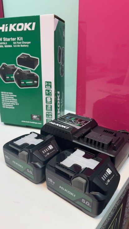 9-9-68162-5-Herramientas eléctricas Cargador uc18ysl3 2 baterías 5ah (sin uso)