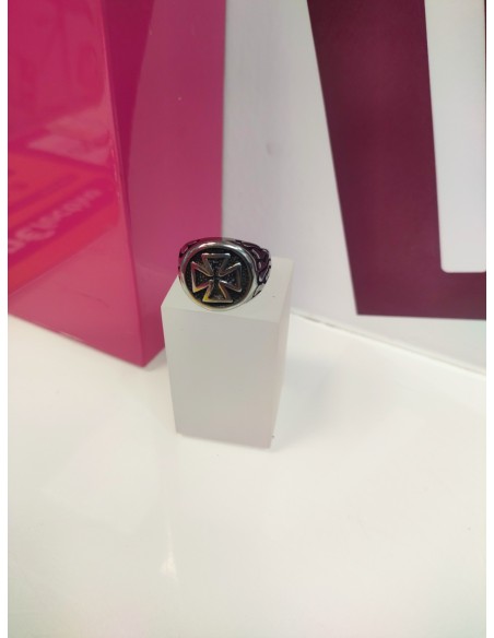 9-9-75641-1-Anillo acero plateado con cruz T20