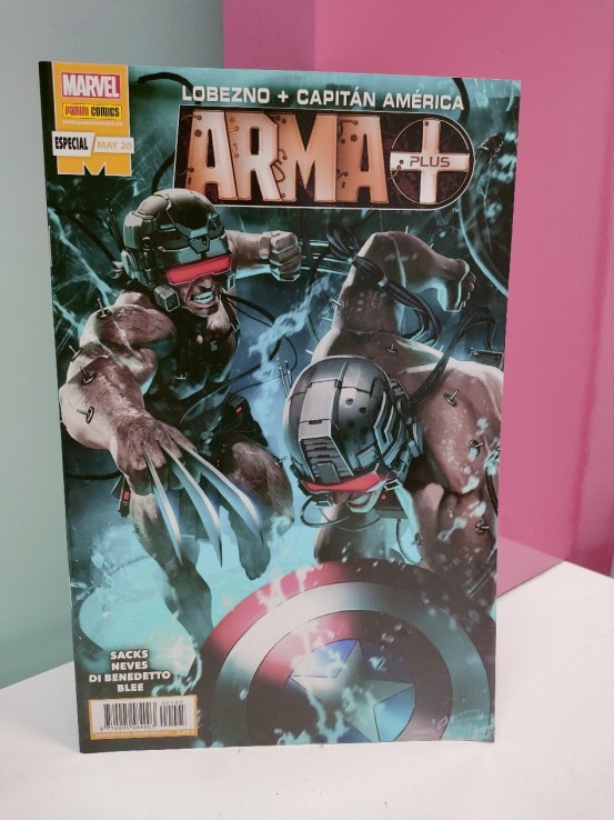 9-9-48701-1-Cómic Lorenzo Capitán América Arma plus 