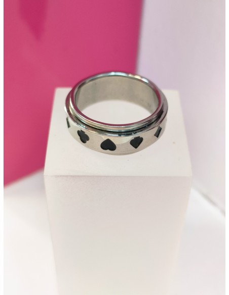 9-9-75834-1-Anillo acero plateado con diseño giratorio T15