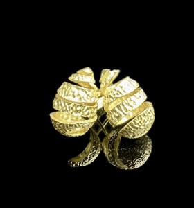 9-1-246678-1-Pendientes tipo gota mate de plata de ley 925 baño oro 18K