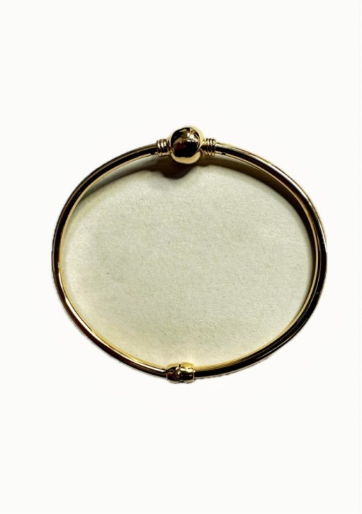 9-1-271843-3-Pulsera rígida imán de plata de ley 925 baño oro 18K