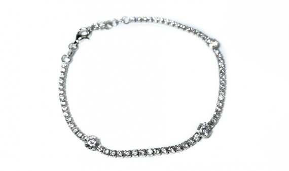 9-2-93200-2-Pulsera cordón circonitas 3 centrales