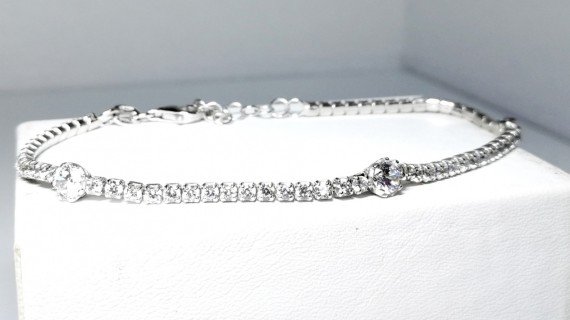 9-2-93200-3-Pulsera cordón circonitas 3 centrales