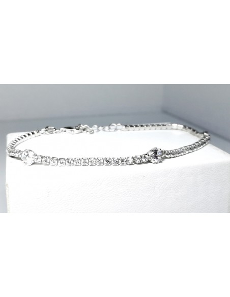 9-2-93200-3-Pulsera cordón circonitas 3 centrales
