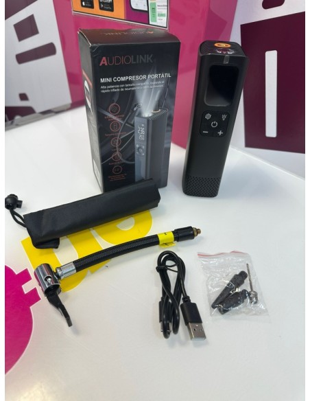 9-9-77692-1-Compresor portátil mini audiolink (sin uso)