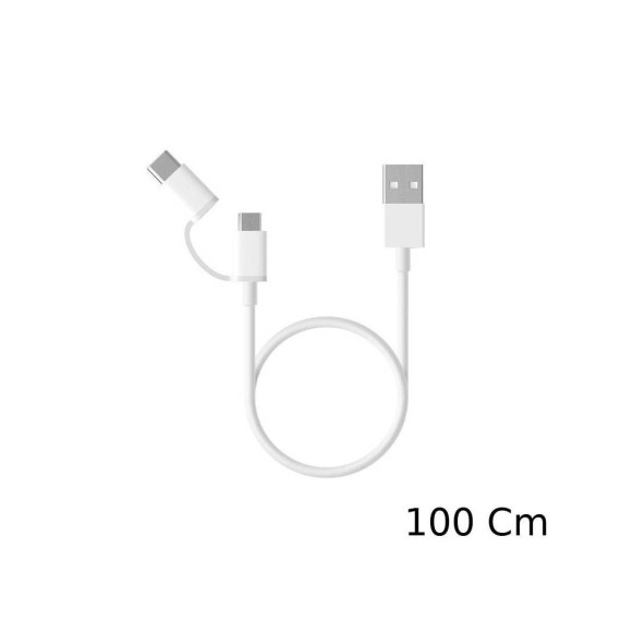9-9-70225-1-Cable Mi 2 in 1 USB Micro USB to Type C