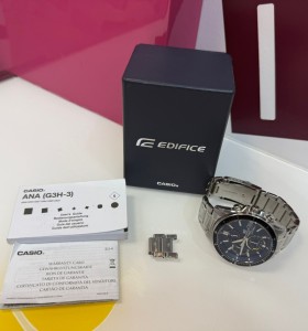 9-9-77128-3-Reloj Pulsera Caballero Casio Edifice 5529