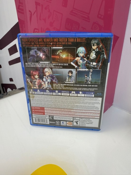 9-9-72432-3-Videojuego PS4 Sword Art Online Fatal Bullet 