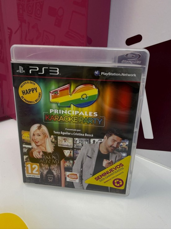 9-9-74031-1-Videojuego PS3 40 Principales Karaoke Party 
