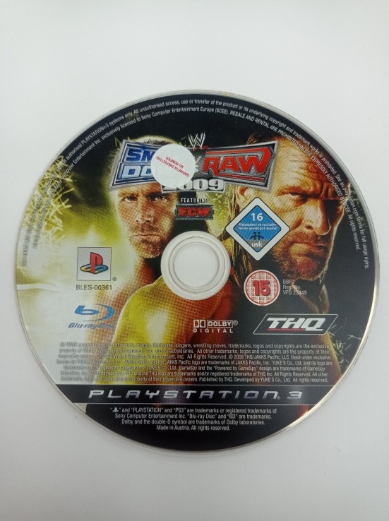 9-9-45925-3-Videojuego PS3 Raw Vs Down 2009