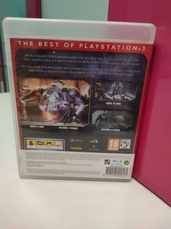 9-9-70450-3-Videojuego PS3 Essentials star wars the force unleashed