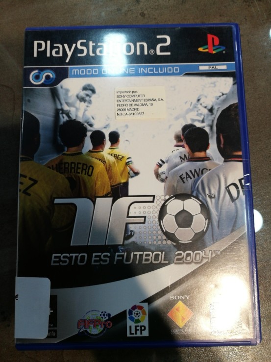 9-2-82131-1-Videojuego PS2 TIF Esto es fútbol 2004
