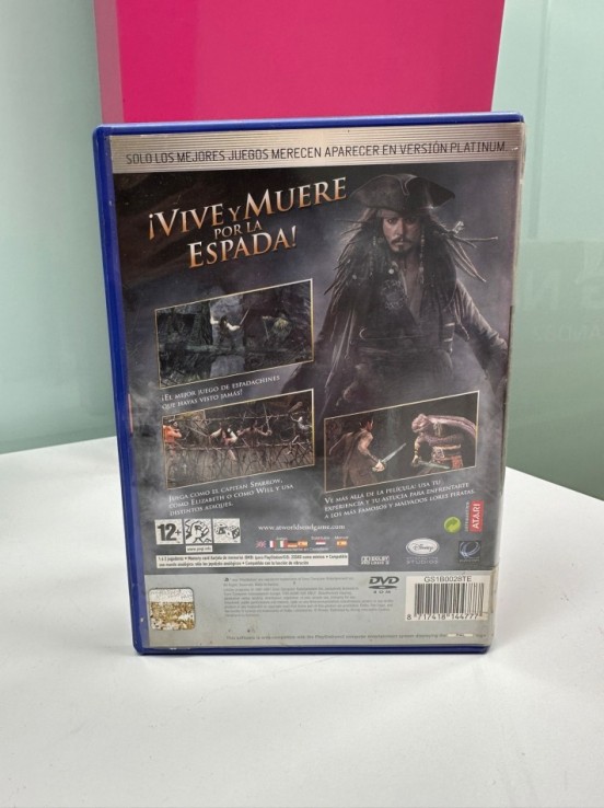 9-9-58651-1-Videojuego PS2 piratas del caribe en el fin del mundo