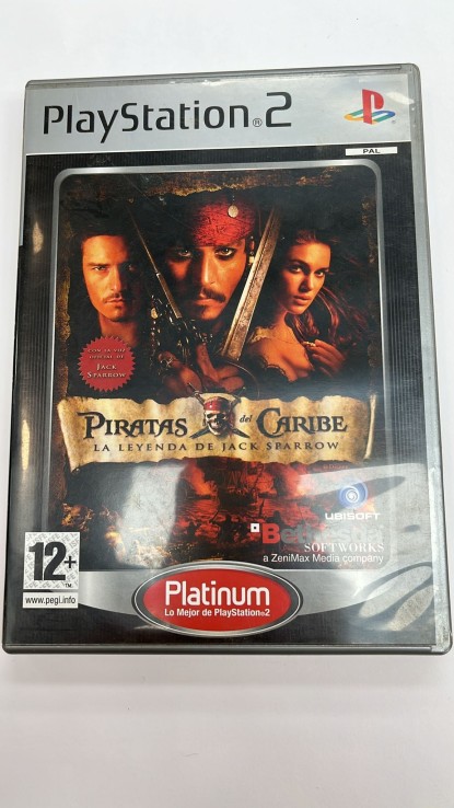 9-9-58659-1-Videojuego PS2 Piratas del caribe la leyenda de jack sparrow