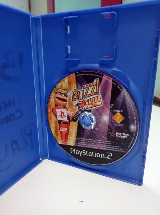9-9-65783-1-Videojuego PS2 Buzz El Mega Concurso