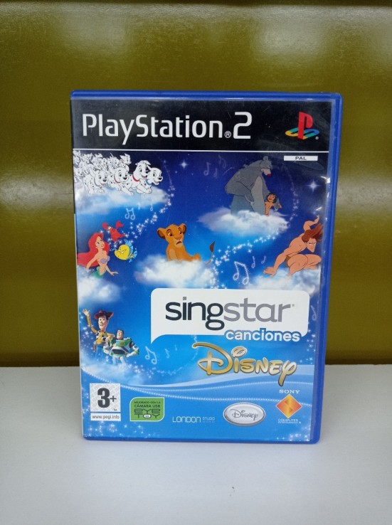 9-9-65792-1-Videojuego PS2 Singstar Canciones Disney