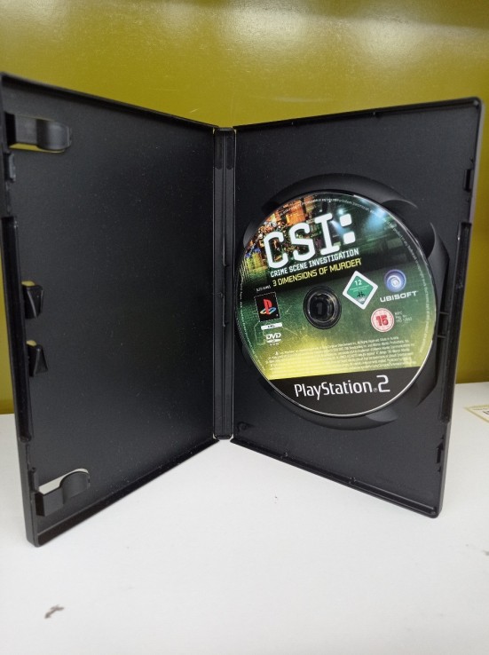 9-9-65793-1-Videojuego PS2 CSI: Crime Scene Investigation 3 Dimnsions Of Murder