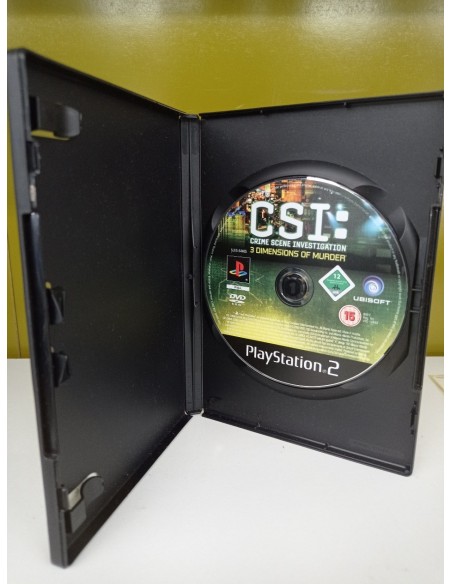 9-9-65793-2-Videojuego PS2 CSI: Crime Scene Investigation 3 Dimnsions Of Murder