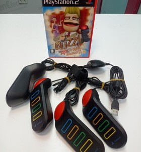 9-9-65802-1-Videojuego PS2 Buzz Le Quizz Musical