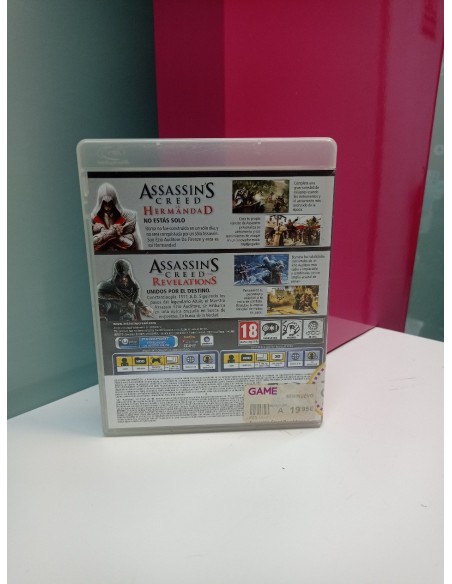9-9-65949-3-Videojuego PS3 Assassins creed 2 en 1 revelations la hermandad