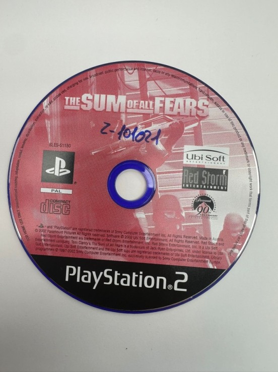 9-9-67340-1-Videojuego Ps2 The sum of all Fears