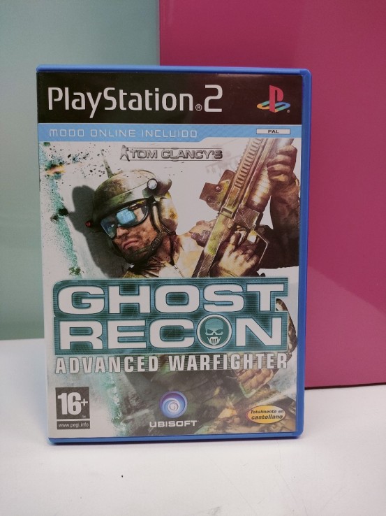9-9-69300-1-Videojuego PS2 Tom Clancy's Ghost Recon Advanced Warefighter