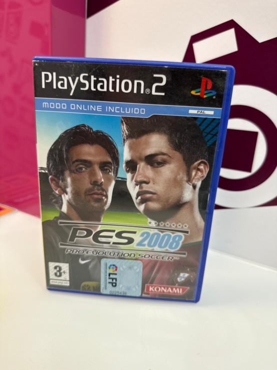 9-9-74459-1-Videojuego PS2 pes 2008 