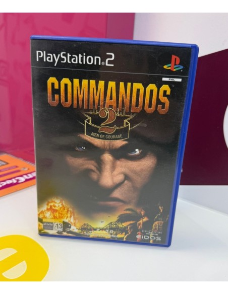 9-9-75861-1-Videojuego PS2 commandos 2 men of courage 