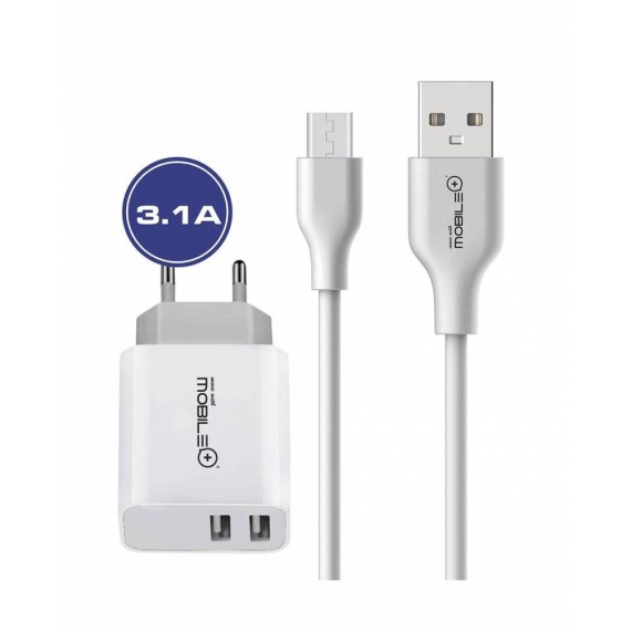 9-9-66672-1-Cargador doble MB-1042Cable USB a Micro USB