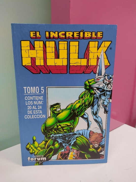 9-9-49660-1-Cómic El increíble Hulk Tomo 5 y vol.21 Héroes invitados