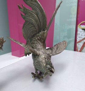 9-9-51875-1-Adorno Pareja Gallos De Pelea Bronce 2