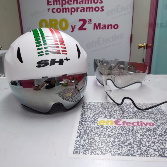 9-9-54426-1-Accesorio Y Complementos Casco sh plus tri eolus Italia M blanco