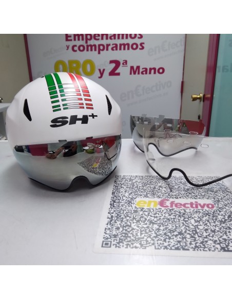 9-9-54426-1-Accesorio Y Complementos Casco sh plus tri eolus Italia M blanco