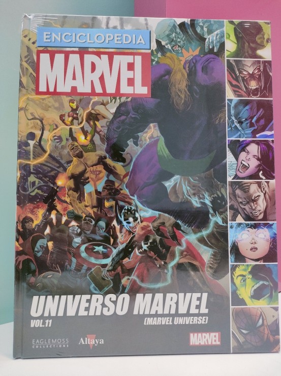 9-9-51213-1-Cómic Enciclopedia marvel 86 Universo Marvel vol.11